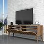 Hanah Home Best 2 - Mueble de TV Nogal